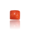 Natural red coral moonga silver gemstone 5.40ct — lab certified Click Gems