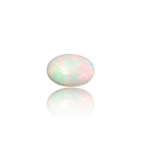 Natural Ethiopian opal silver gemstone 1.42ct — lab certified Click Gems