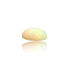 Natural Ethiopian Opal 3.40Ct — close up detail, authentic Ethiopian opal silver gemstone