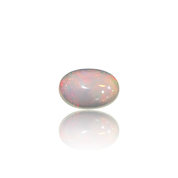Natural Ethiopian opal silver gemstone 4.87ct — lab certified Click Gems