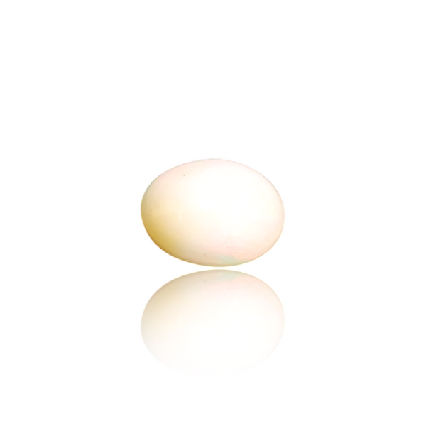 Natural Ethiopian opal silver gemstone 3.12ct — lab certified Click Gems
