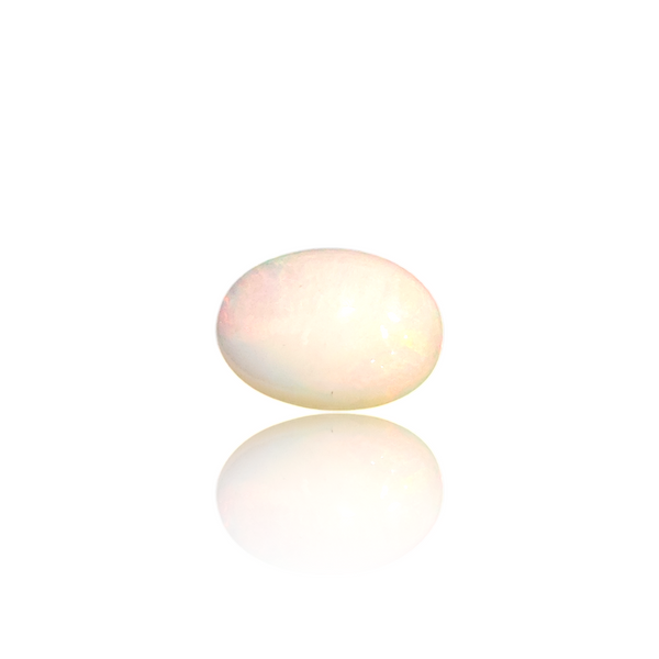 Natural Ethiopian opal silver gemstone 3.31ct — lab certified Click Gems