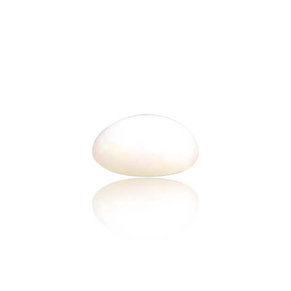 Natural Ethiopian Opal 4.01Ct — close up detail, authentic Ethiopian opal silver gemstone