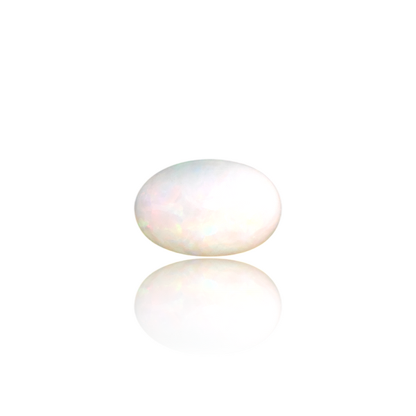 Natural Ethiopian opal silver gemstone 5.18ct — lab certified Click Gems