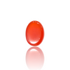 Natural Carnelian Aqiq 13.12Ct — side view, lab certified natural carnelian aqiq
