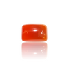 Natural Carnelian Aqiq 15.14Ct — side view, lab certified natural carnelian aqiq