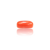 Natural Red Coral 2.03Ct — close up detail, authentic red coral moonga silver gemstone