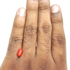 Natural Red Coral 2.03Ct — natural red coral moonga gemstone view 4