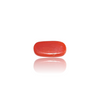 Natural Red Coral 2.28Ct — side view, lab certified natural red coral moonga