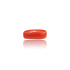 Natural Red Coral 2.28Ct — close up detail, authentic red coral moonga silver gemstone
