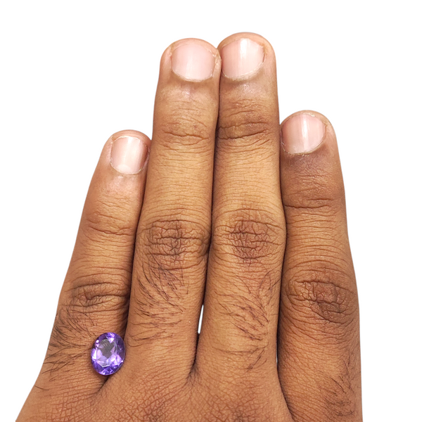 Natural Amethyst 2.55Ct — natural amethyst katela gemstone view 4