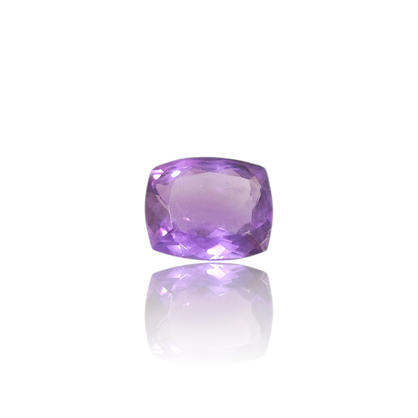 Natural amethyst katela silver gemstone 4.26ct — lab certified Click Gems