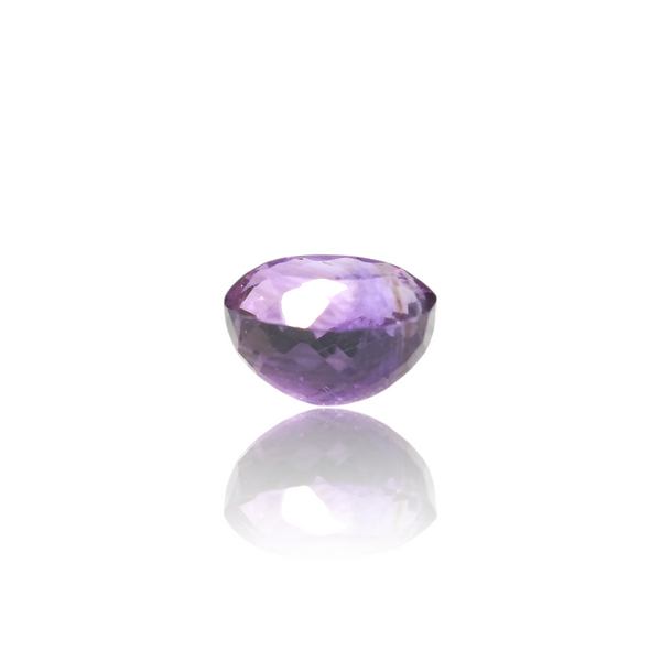 Natural Amethyst 9.19Ct — close up detail, authentic amethyst katela silver gemstone