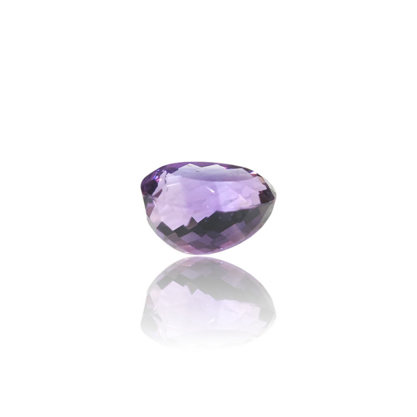 Natural Amethyst 16.00Ct — close up detail, authentic amethyst katela silver gemstone