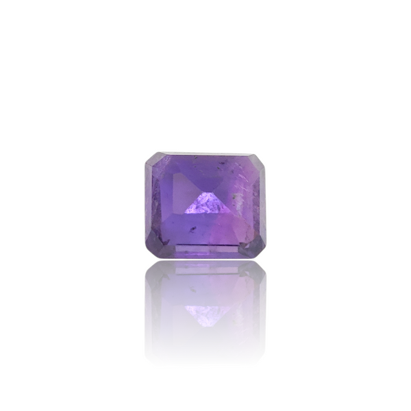 Natural Amethyst 6.28Ct — side view, lab certified natural amethyst katela