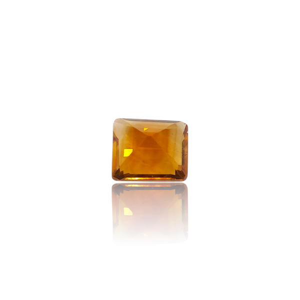 Natural Citrine 2.65Ct — side view, lab certified natural citrine sunela
