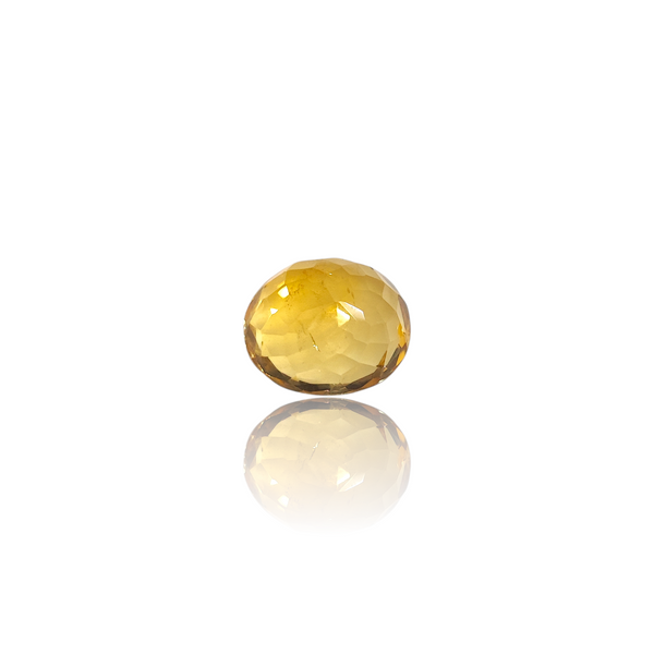 Natural Citrine 5.00Ct — side view, lab certified natural citrine sunela