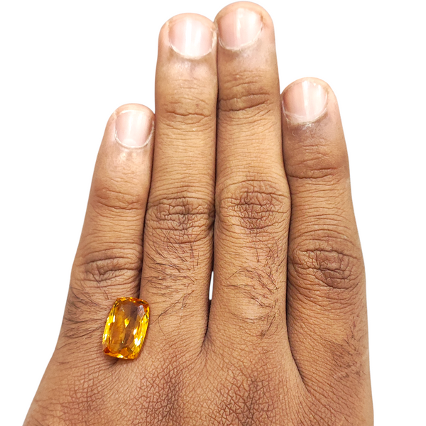 Natural Citrine 7.00Ct — natural citrine sunela gemstone view 4