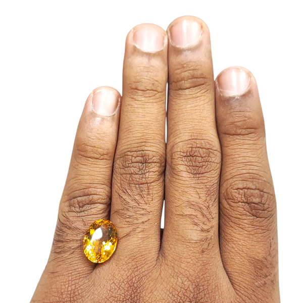 Natural Citrine 7.50Ct — natural citrine sunela gemstone view 4