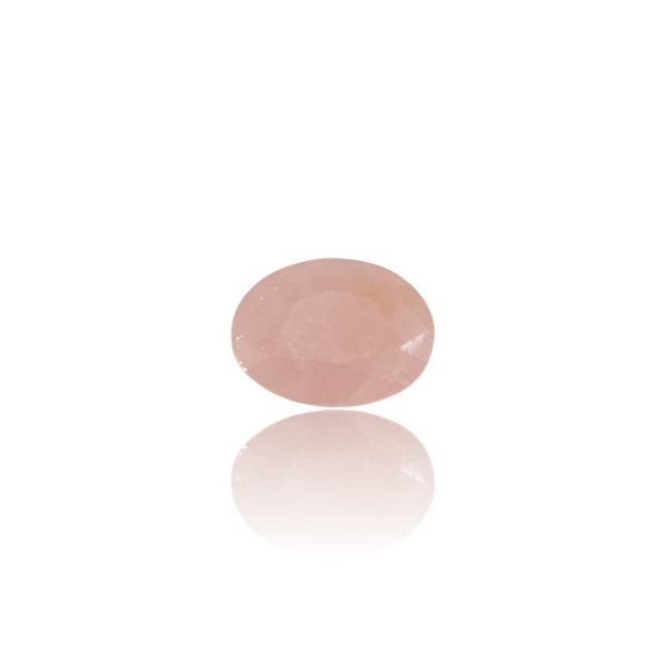 Natural pink sapphire silver gemstone 5.12ct — lab certified Click Gems