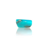 Natural Irani Fairoos 2.68Ct — close up detail, authentic Irani firoza turquoise silver gemstone