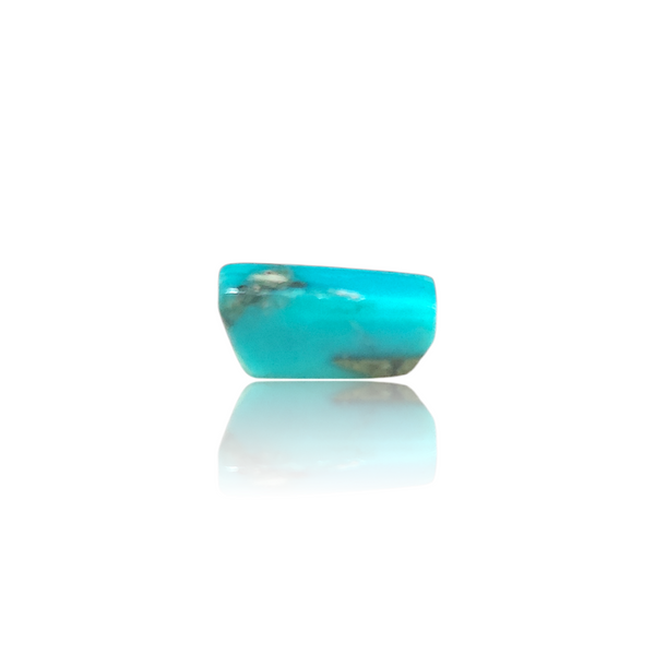 Natural Irani Fairoos 2.68Ct — close up detail, authentic Irani firoza turquoise silver gemstone