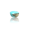 Natural Irani Fairoos 6.33Ct — close up detail, authentic Irani firoza turquoise silver gemstone