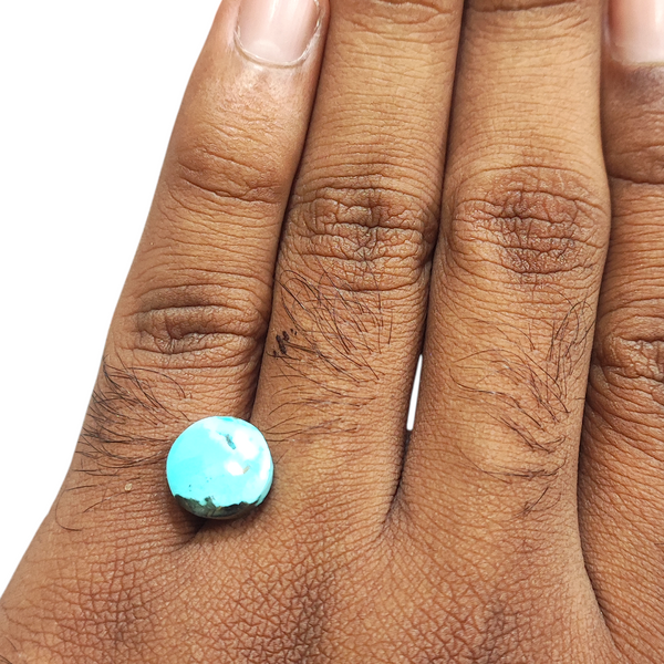 Natural Irani Fairoos 6.33Ct — natural Irani firoza turquoise gemstone view 4