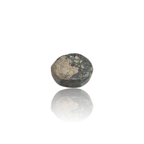 Natural Irani Fairoos 12.71Ct — side view, lab certified natural Irani firoza turquoise