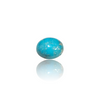 Natural American firoza turquoise silver gemstone 4.00ct — lab certified Click Gems