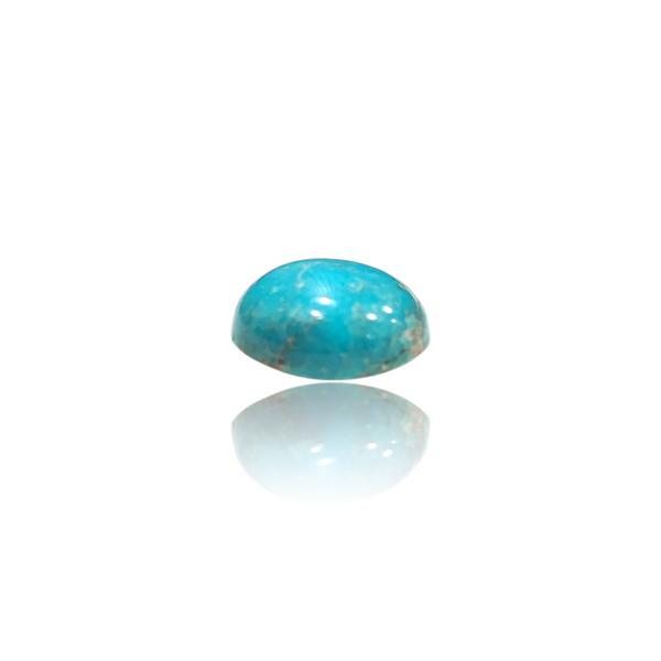 Natural American Fairoos 4.00Ct — close up detail, authentic American firoza turquoise silver gemstone