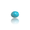 Natural American firoza turquoise silver gemstone 5.79ct — lab certified Click Gems