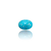 Natural American firoza turquoise silver gemstone 6.38ct — lab certified Click Gems