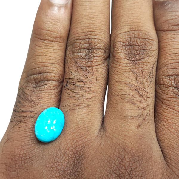 Natural American Fairoos 6.38Ct — natural American firoza turquoise gemstone view 4