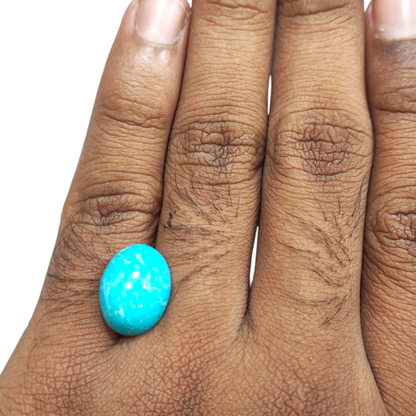 Natural American Fairoos 11.12Ct — natural American firoza turquoise gemstone view 4