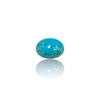 Natural American firoza turquoise silver gemstone 12.45ct — lab certified Click Gems