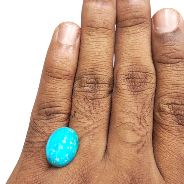 Natural American Fairoos 12.45Ct — natural American firoza turquoise gemstone view 4