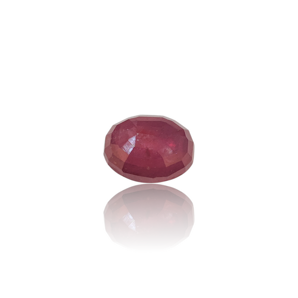 Natural Ruby 10.82Ct — side view, lab certified natural natural ruby manik