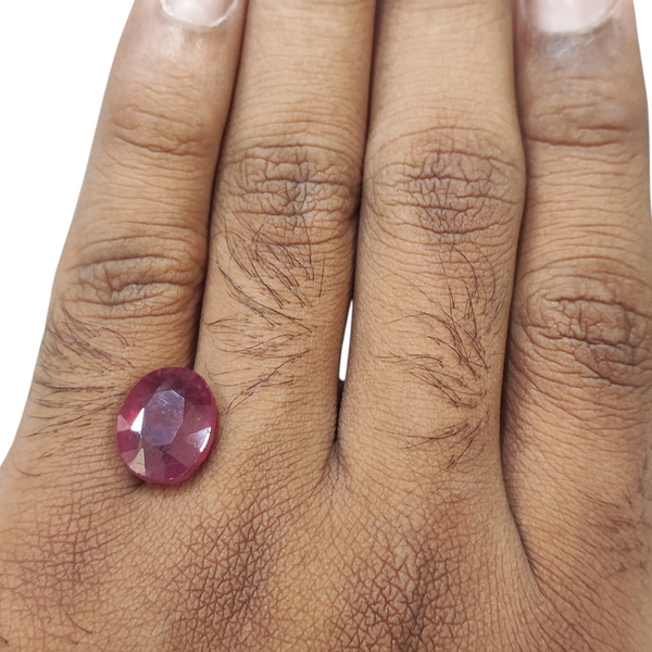 Natural Ruby 10.82Ct — natural natural ruby manik gemstone view 4