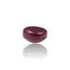 Natural Ruby Uncut 7.00Ct — close up detail, authentic natural ruby manik silver gemstone