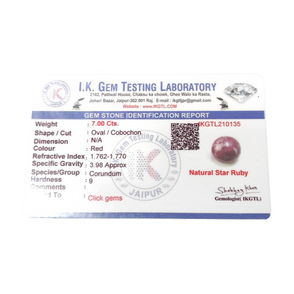 Natural Ruby Uncut 7.00Ct — natural natural ruby manik gemstone view 5