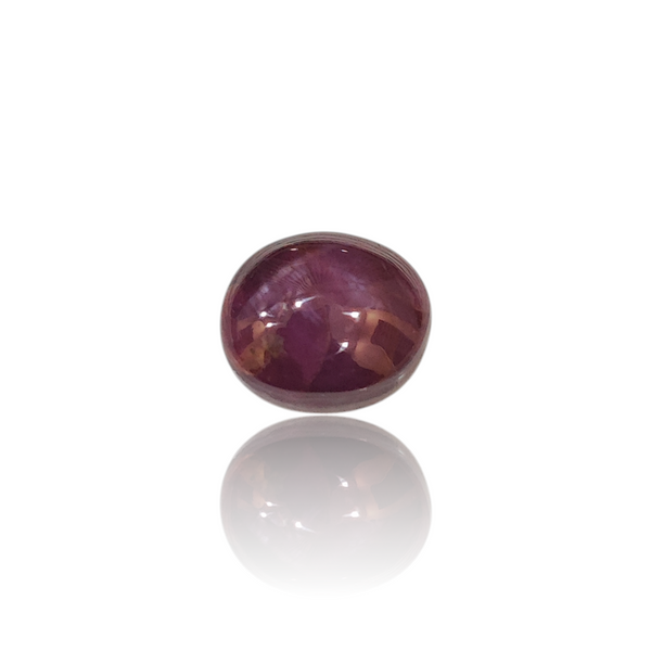 Natural natural ruby manik silver gemstone 11.14ct — lab certified Click Gems