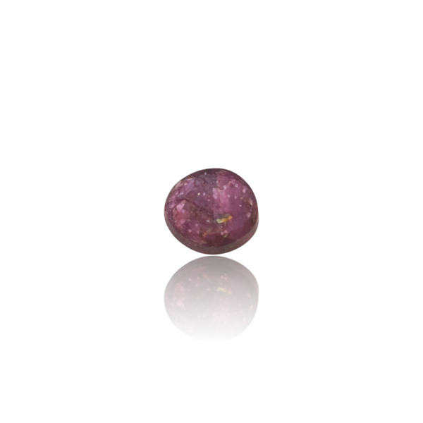 Natural Star Ruby 6.17Ct — side view, lab certified natural natural ruby manik
