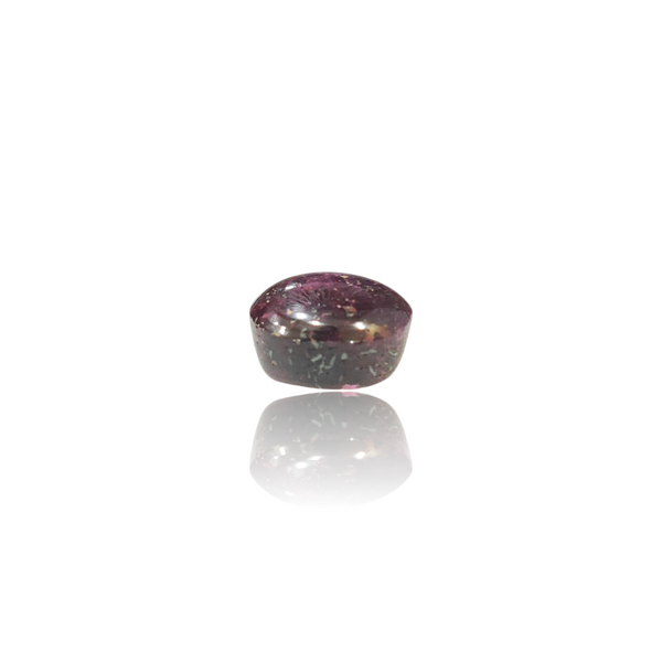 Natural Star Ruby 13.26Ct — close up detail, authentic natural ruby manik silver gemstone
