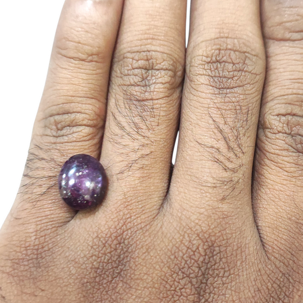 Natural Star Ruby 13.26Ct — natural natural ruby manik gemstone view 4