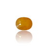 Natural yellow sapphire pukhraj silver gemstone 8.69ct — lab certified Click Gems