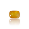 Natural yellow sapphire pukhraj silver gemstone 10.37ct — lab certified Click Gems