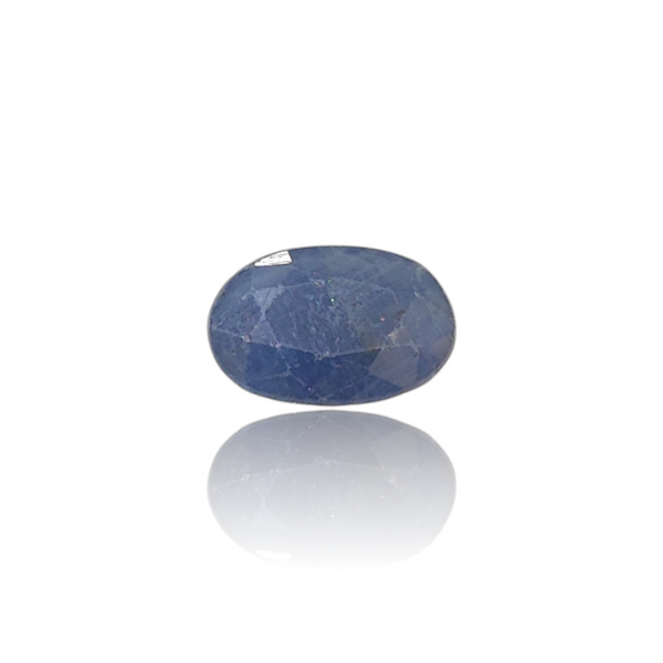 Natural blue sapphire neelam silver gemstone 2.14ct — lab certified Click Gems