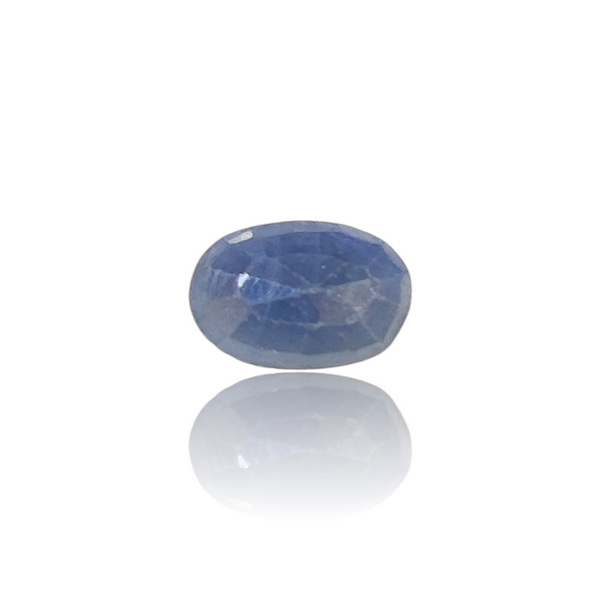 Natural Blue Sapphire 2.14Ct — side view, lab certified natural blue sapphire neelam