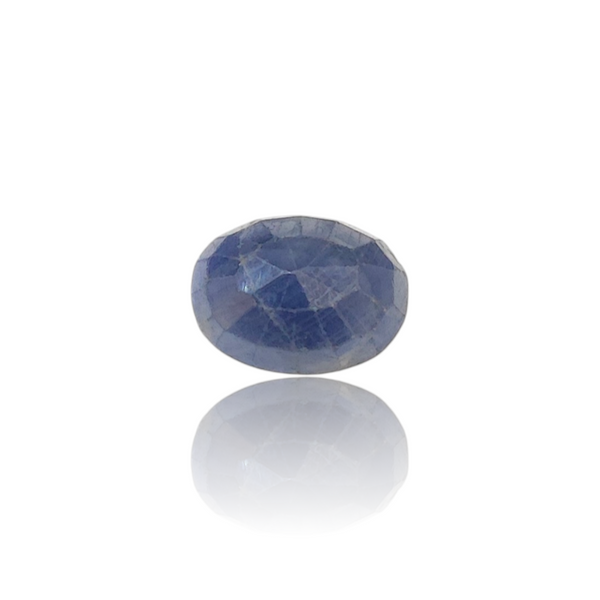 Natural Blue Sapphire 3.22Ct — side view, lab certified natural blue sapphire neelam